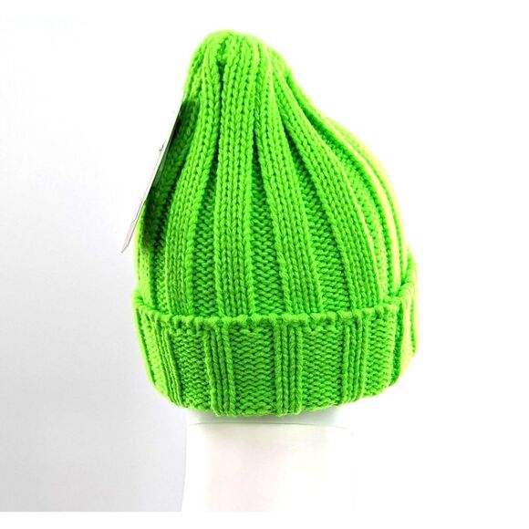 Girls Neon Green Knit Beanie Hat by Nordstrom BP - Picture 5 of 8